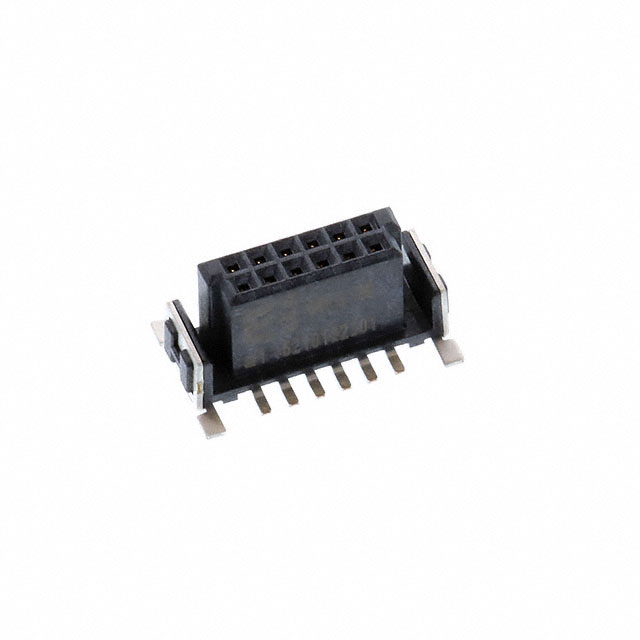 CONN RCPT 12POS 0.05 GOLD SMD