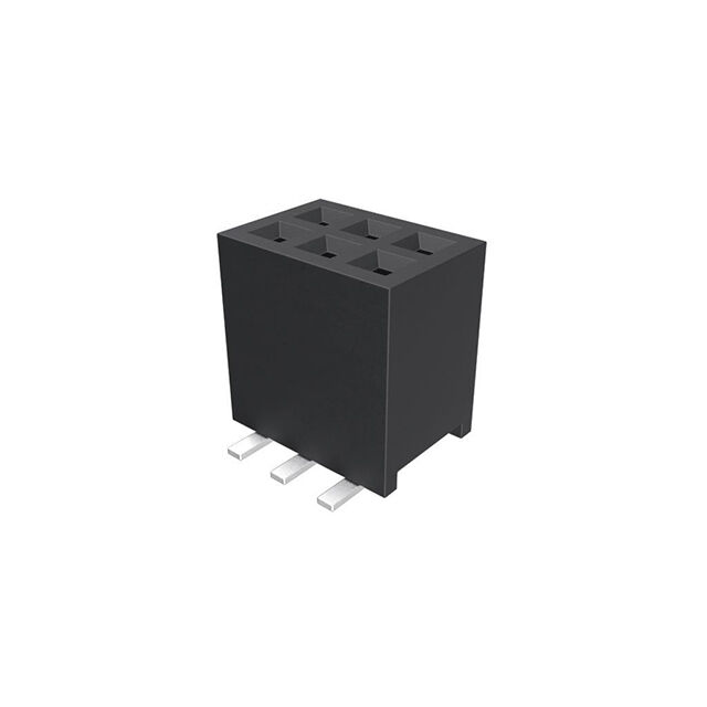CONN RCPT 6POS 0.05 GOLD SMD