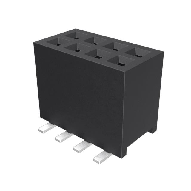 CONN RCPT 8POS 0.05 GOLD SMD