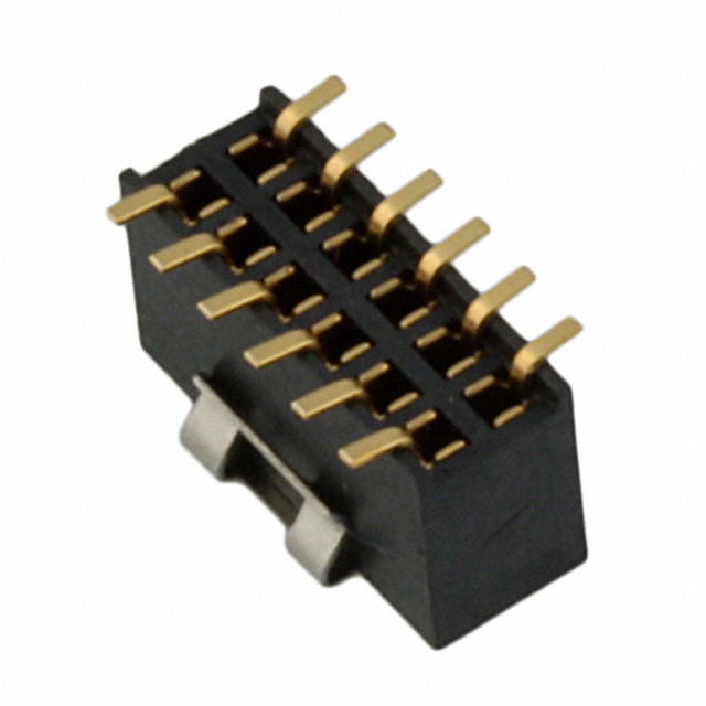 CONN RCPT 12POS 0.05 GOLD SMD