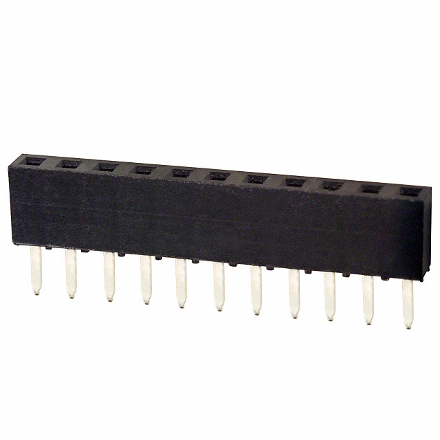 CONN RCPT 11POS 0.079 GOLD PCB