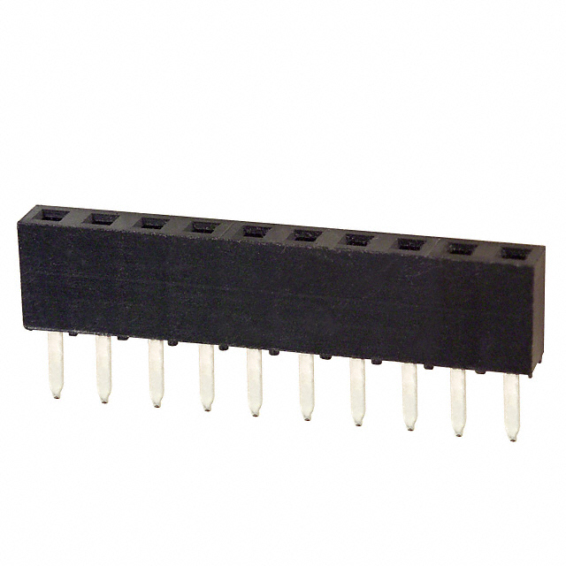 CONN RCPT 10POS 0.079 GOLD PCB