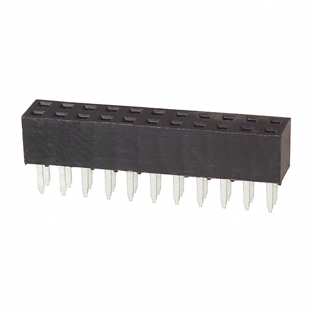CONN RCPT 22POS 0.079 GOLD PCB