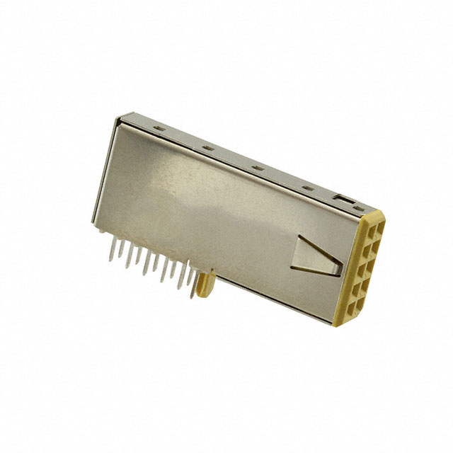 CONN 10POS 0.079 GOLD PCB R/A