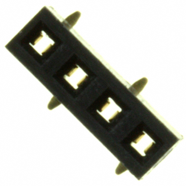 CONN RCPT 4POS 0.079 GOLD SMD
