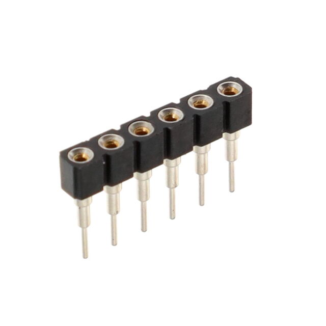 CONN SCKT STRIP 6PIN .100