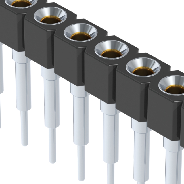 CONN SOCKET 63POS 0.1 GOLD PCB