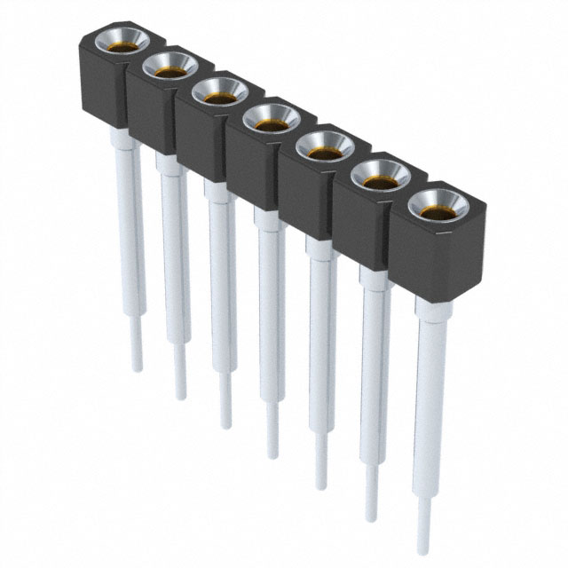 CONN SOCKET 7POS 0.1 GOLD PCB