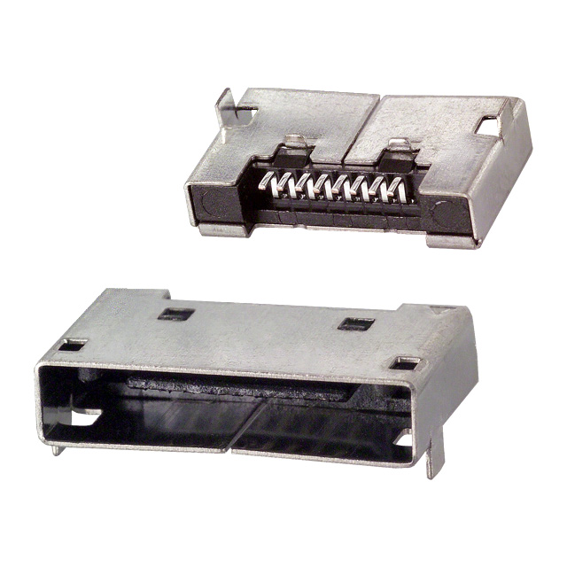 CONN RCPT 8P 0.031 GOLD SMD R/A