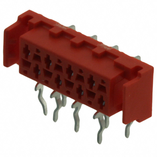 CONN RCPT 8POS 0.1 TIN PCB R/A