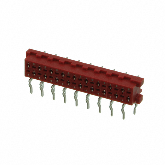 CONN RCPT 18POS 0.1 TIN PCB R/A