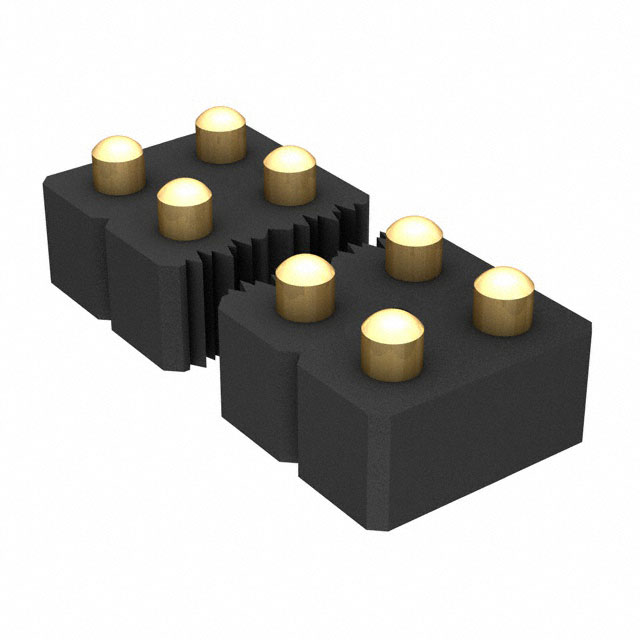 CONN RCPT 6POS 0.1 GOLD SMD