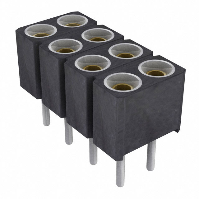 CONN SOCKET 8POS 0.1 GOLD PCB