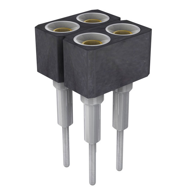 CONN SOCKET 4POS 0.1 GOLD PCB