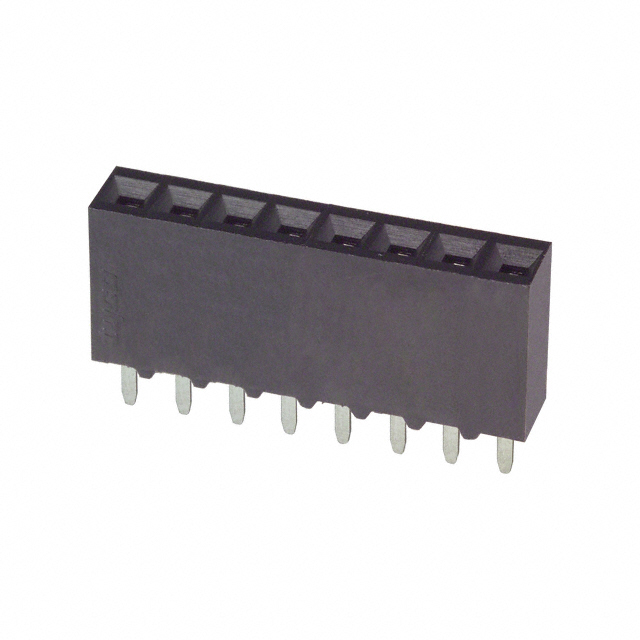 CONN RCPT 8POS 0.1 GOLD PCB