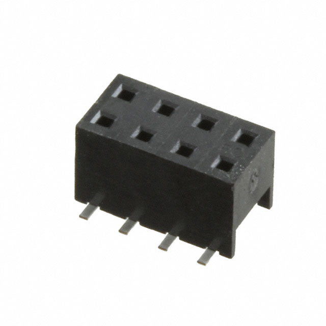 CONN RCPT 8POS 0.079 GOLD SMD