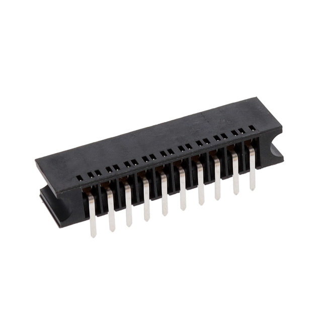 CONN RCPT 20POS 0.1 GOLD PCB R/A