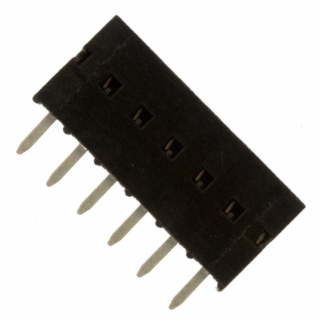 CONN RCPT 6POS 0.1 GOLD PCB