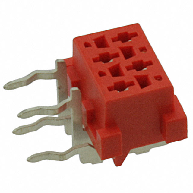 CONN RCPT 4POS 0.1 TIN PCB R/A