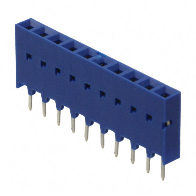 CONN RCPT 10POS 0.1 GOLD PCB
