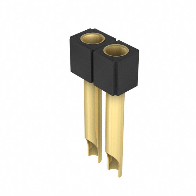 CONN RCPT 2POS 0.1 GOLD PCB