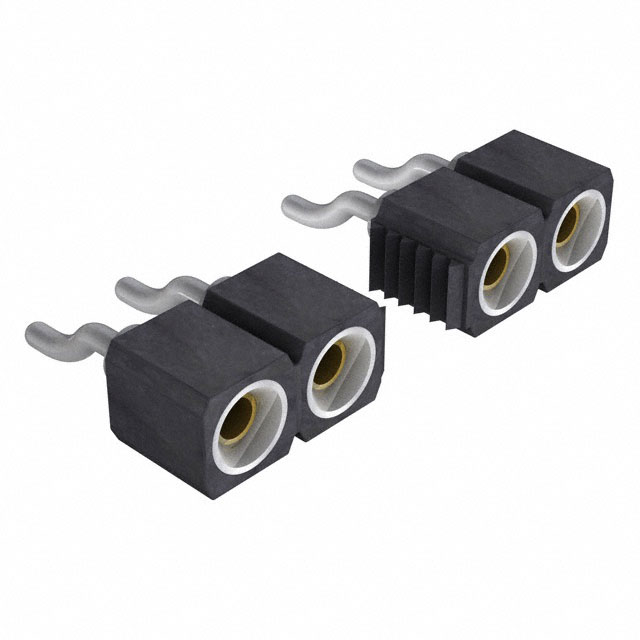 CONN SOCKET 5P 0.1 GOLD SMD R/A