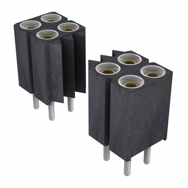 CONN SOCKET 10POS 0.1 GOLD PCB