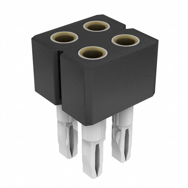 CONN SOCKET 4POS 0.079 GOLD PCB