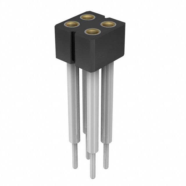CONN SOCKET 4POS 0.079 GOLD PCB
