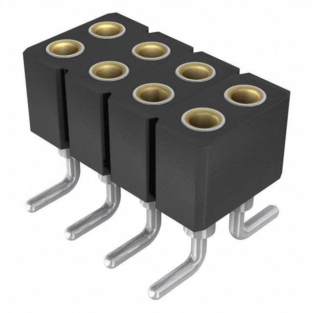 CONN SOCKET 8POS 0.079 GOLD SMD