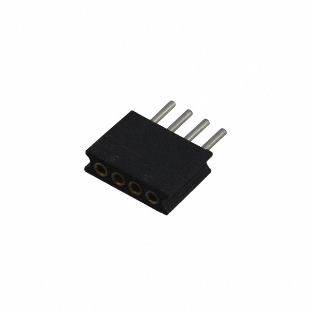 CONN RCPT 4POS 0.05 GOLD PCB