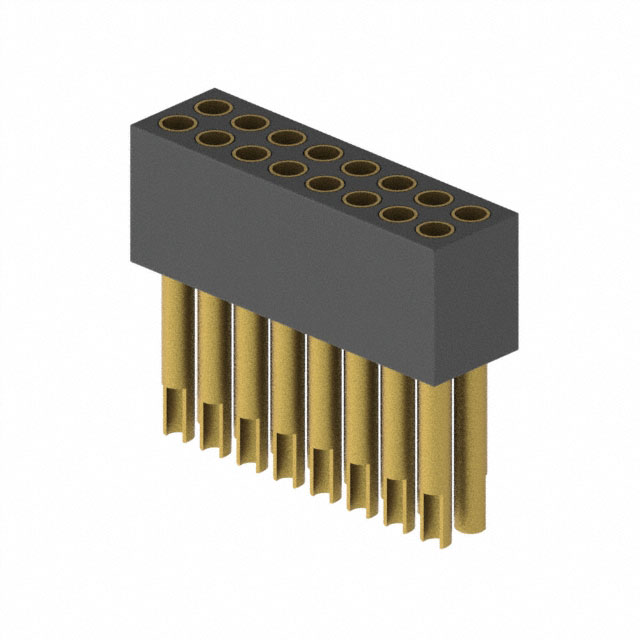CONN RCPT 16POS 0.05 GOLD PCB
