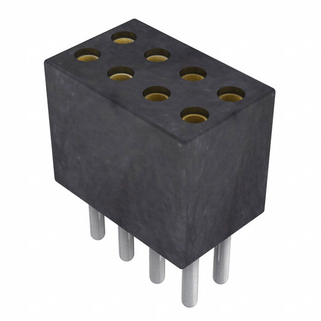 CONN SOCKET 8POS 0.05 GOLD PCB