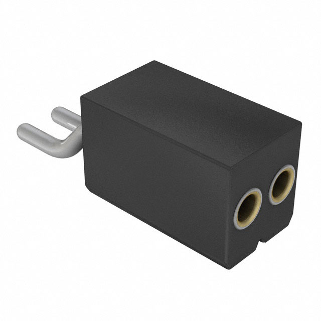CONN SOCKET 2P 0.039 GOLD SMD RA