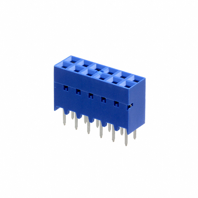 CONN RCPT 12POS 0.1 GOLD PCB