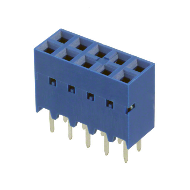 CONN RCPT 10POS 0.1 GOLD PCB
