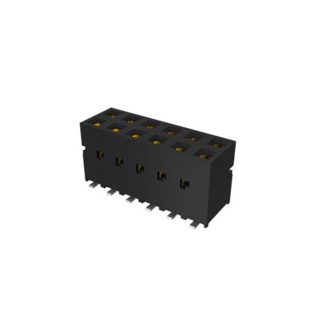 CONN RCPT 6POS 0.1 GOLD SMD