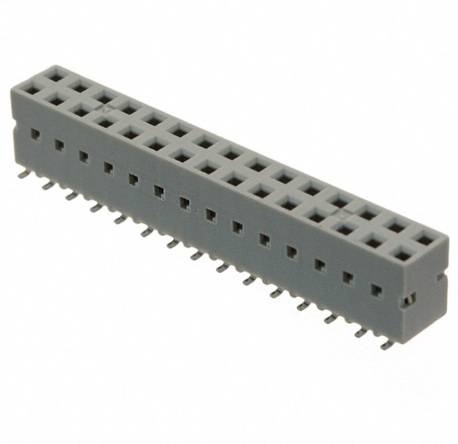 CONN RCPT 30POS 0.1 GOLD SMD