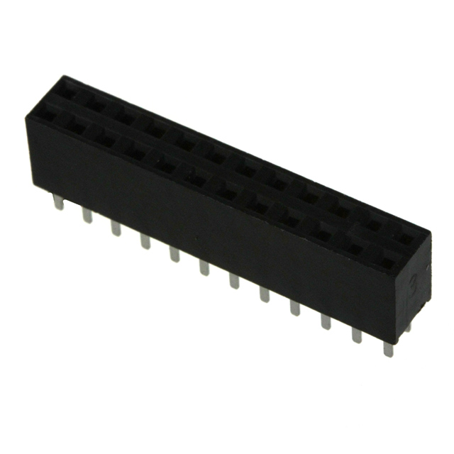 CONN RCPT 24POS 0.1 GOLD PCB