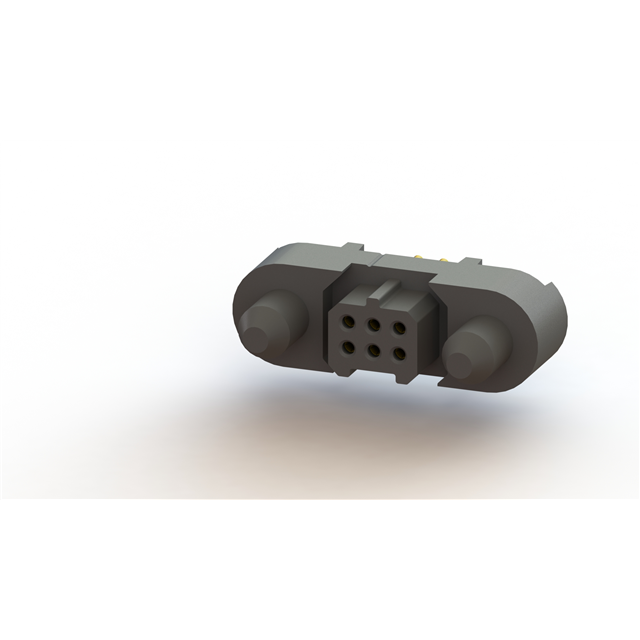 FEM. 6POS STRAIGHT TRGH 1.27MM