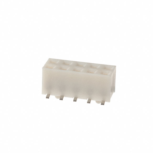CONN RCPT 10POS 0.079 GOLD SMD