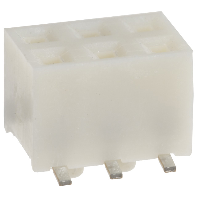 CONN RCPT 6POS 0.079 GOLD SMD
