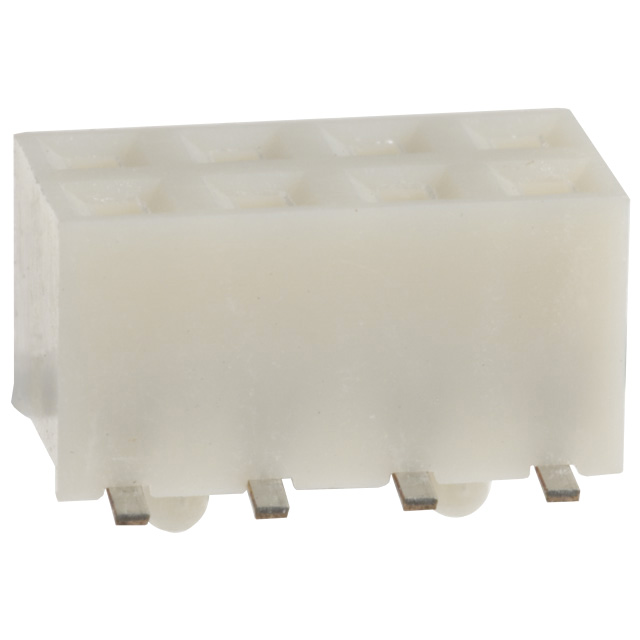 CONN RCPT 8POS 0.079 GOLD SMD