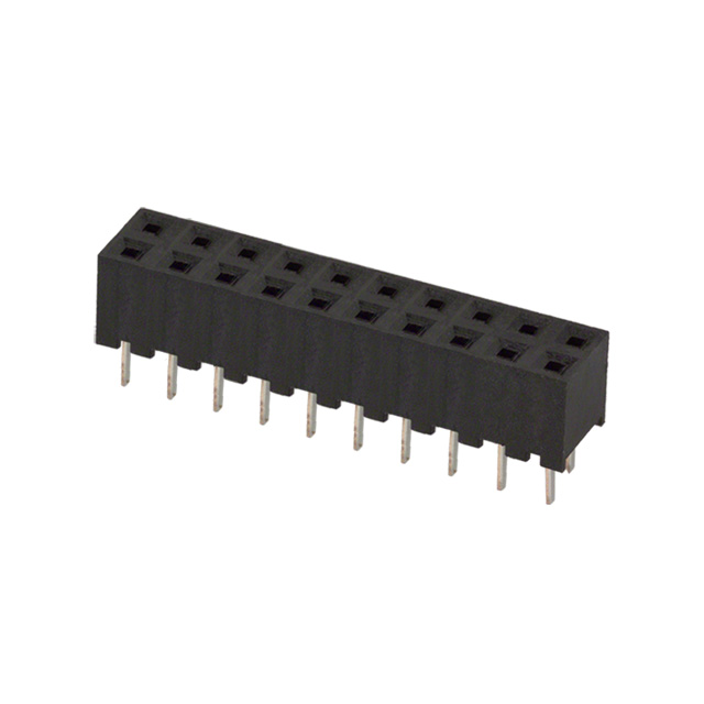 CONN RCPT 20POS 0.079 GOLD PCB