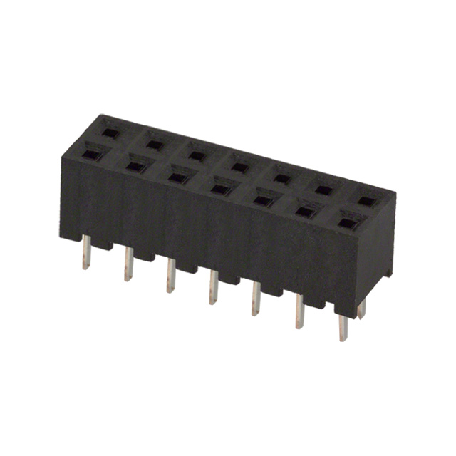 CONN RCPT 14POS 0.079 GOLD PCB