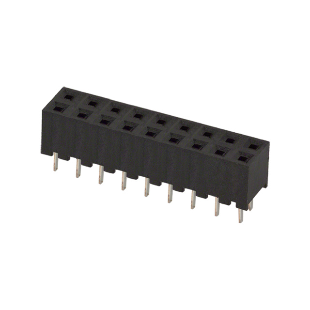 CONN RCPT 18POS 0.079 GOLD PCB