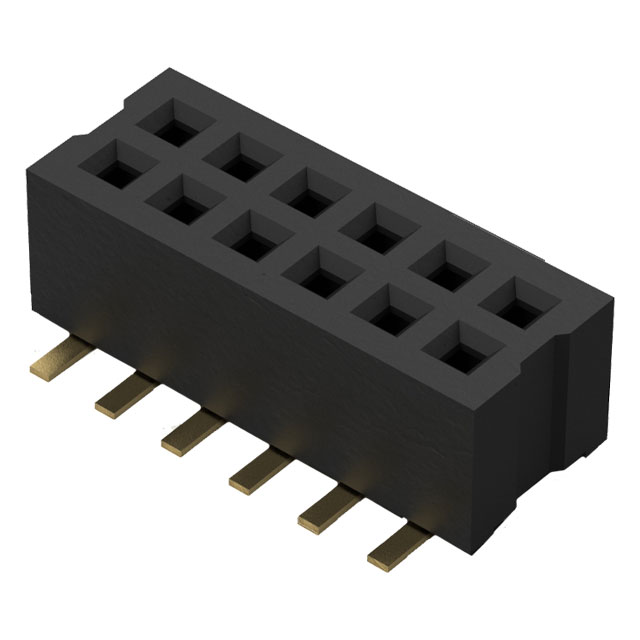 12W, 1.0MM PITCH SOCKET, DIL, SM
