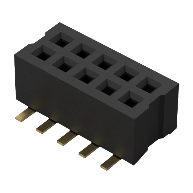 10W, 1.0MM PITCH SOCKET, DIL, SM