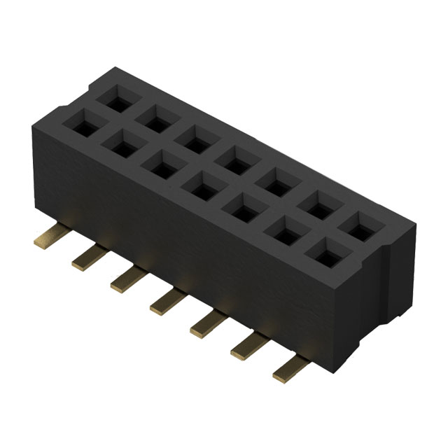 14W, 1.0MM PITCH SOCKET, DIL, SM