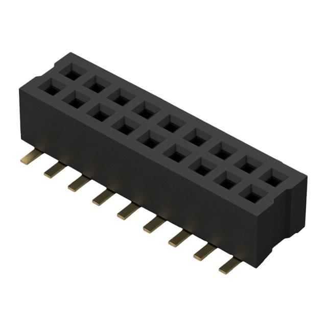 CONN RCPT 18POS 0.039 GOLD SMD